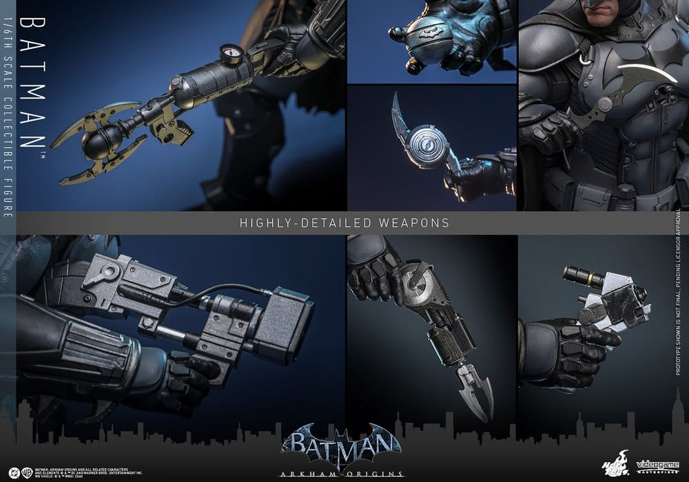 Batman Arkham Origins Videogame Masterpiece Actionfigur 1/6 Batman 33 cm