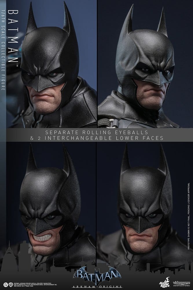 Batman Arkham Origins Videogame Masterpiece Actionfigur 1/6 Batman 33 cm