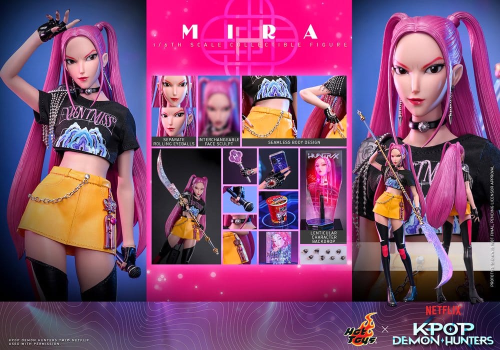 KPop Demon Hunters Actionfigur 1/6 Mira 28 cm