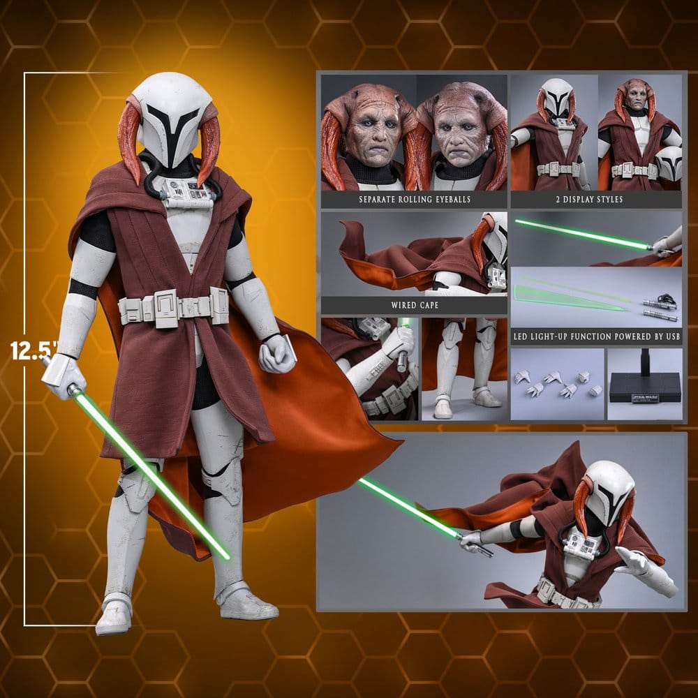 Star Wars: The Clone Wars Television Masterpiece Actionfigur 1/6 Saesee Tiin (Clone Armor) (Hot Toys Exclusive) 32 cm