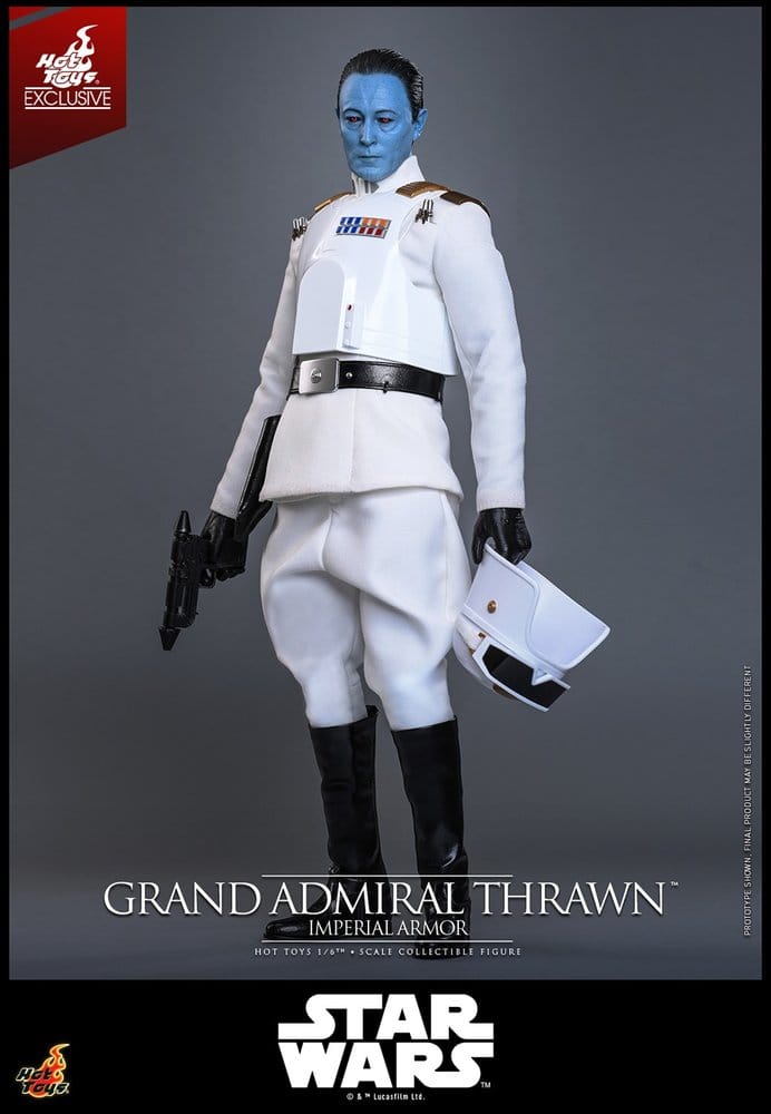 Star Wars: Rebels Television Masterpiece Actionfigur 1/6 Grand Admiral Thrawn (Imperial Armor) Hot Toys Exclusive 32 cm