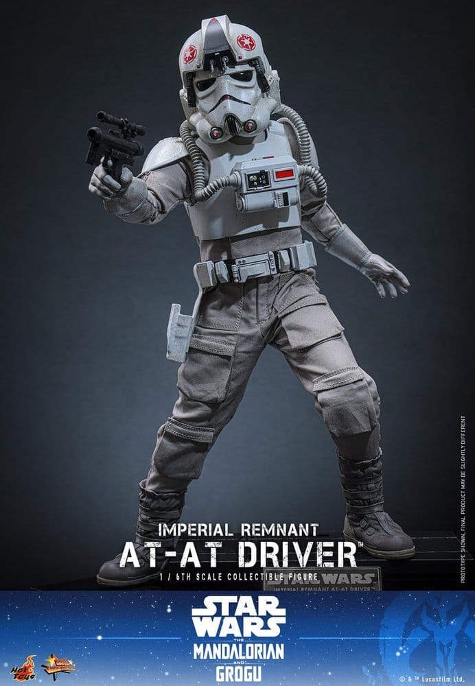 Star Wars Movie Masterpiece Actionfigur 1/6 Imperial Remnant AT-AT Driver 30 cm
