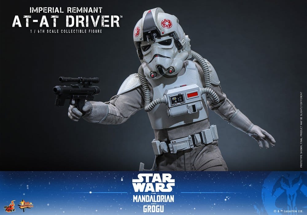 Star Wars Movie Masterpiece Actionfigur 1/6 Imperial Remnant AT-AT Driver 30 cm
