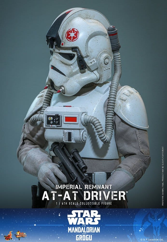 Star Wars Movie Masterpiece Actionfigur 1/6 Imperial Remnant AT-AT Driver 30 cm