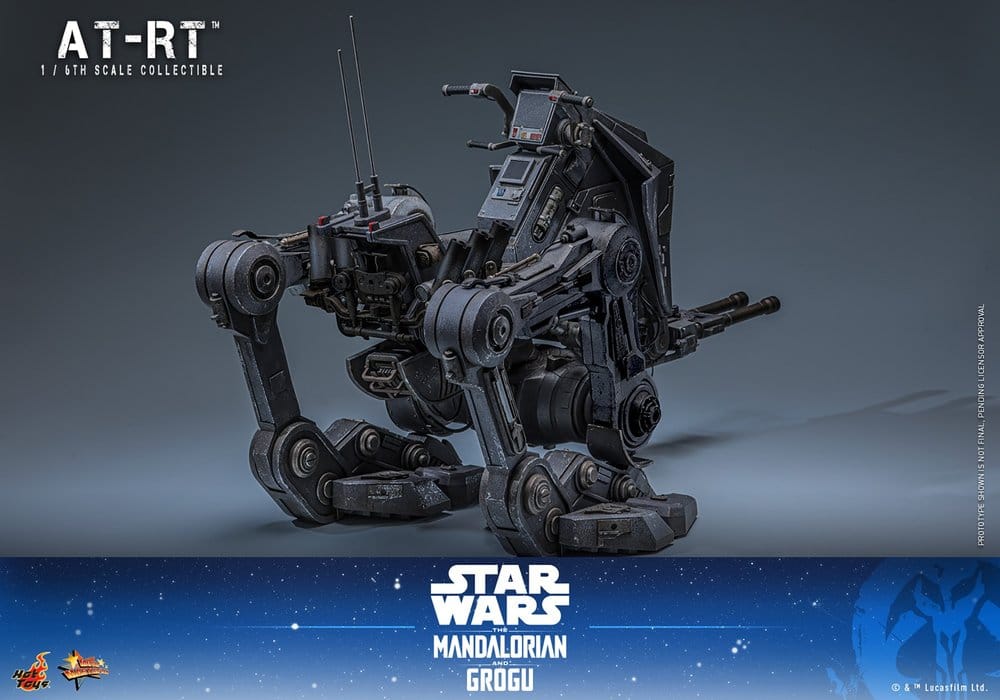 Star Wars: The Mandalorian & Grogu Movie Masterpiece Actionfiguren Set 1/6 Imperial Remnant AT-RT Driver & AT-RT 60 cm