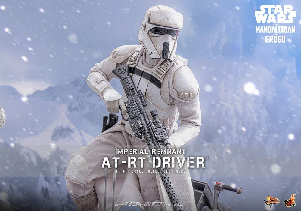 Star Wars: The Mandalorian & Grogu Movie Masterpiece Actionfiguren Set 1/6 Imperial Remnant AT-RT Driver & AT-RT 60 cm