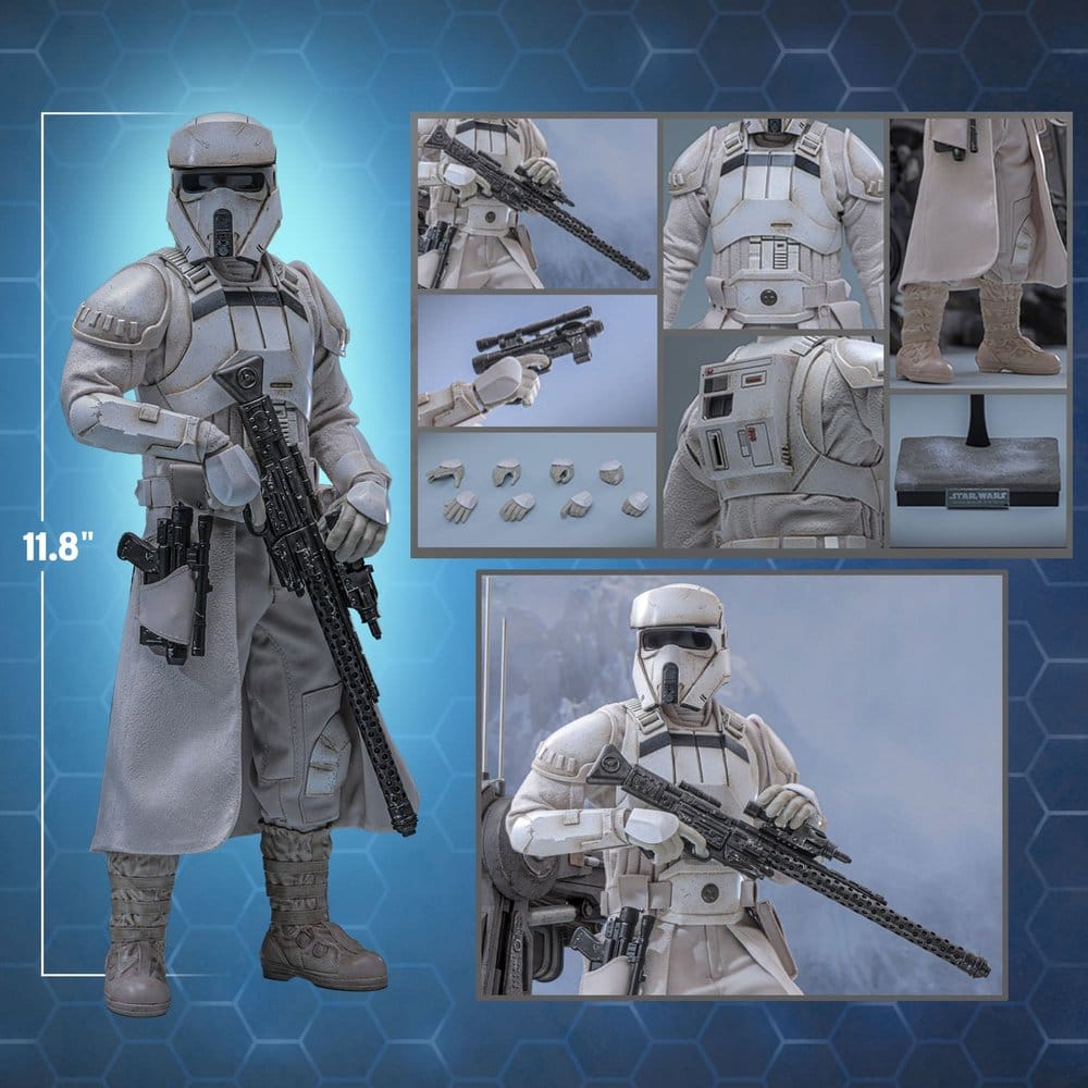 Star Wars: The Mandalorian & Grogu Movie Masterpiece Actionfiguren Set 1/6 Imperial Remnant AT-RT Driver & AT-RT 60 cm