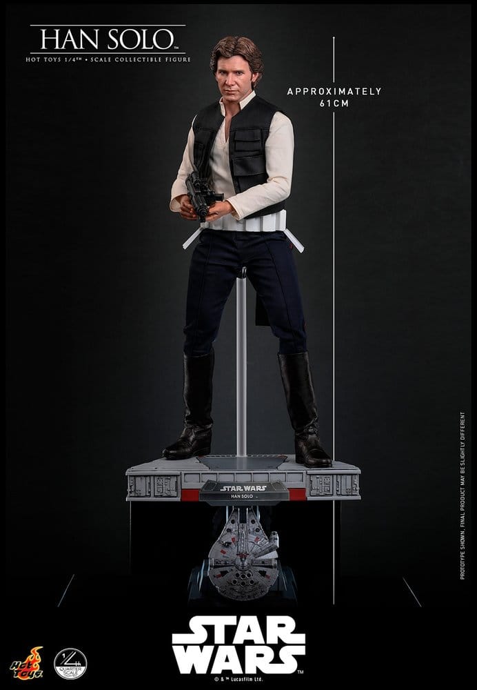 Star Wars Episode IV Actionfigur 1/4 Han Solo 46 cm