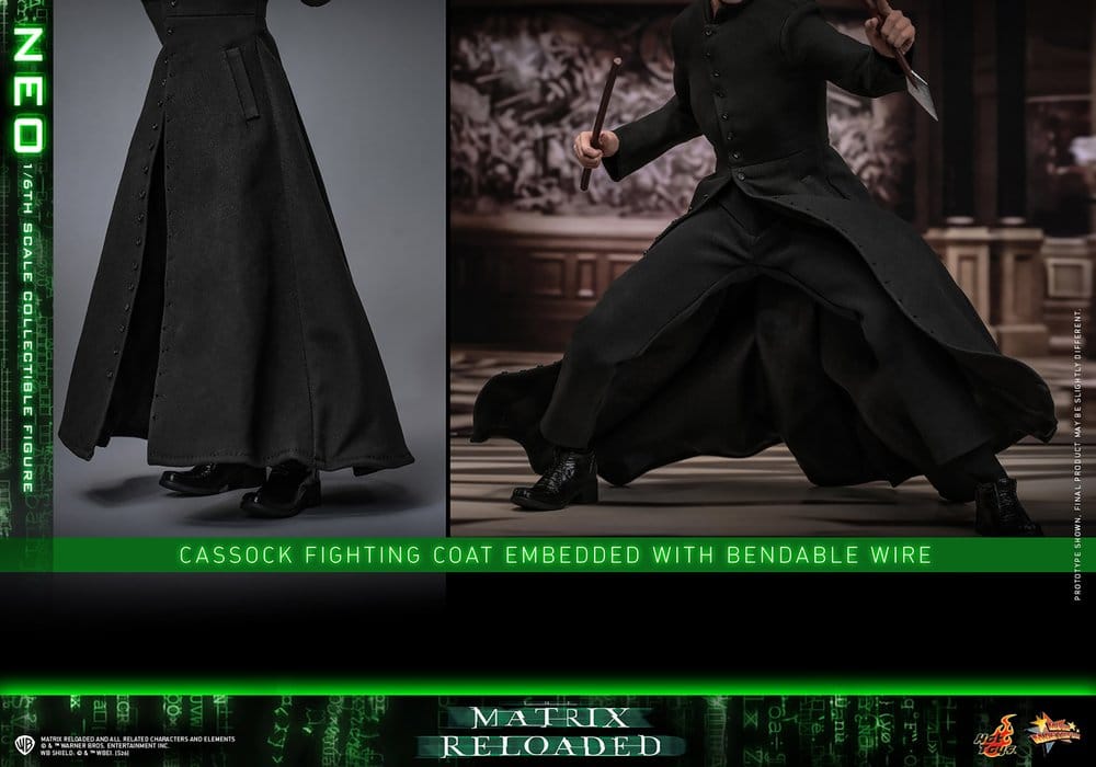 Matrix Movie Masterpiece Action Figur 1/6 Neo 31 cm