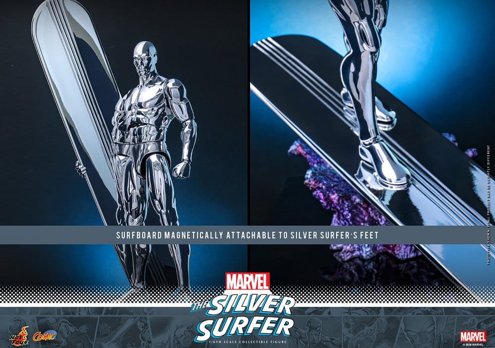 Marvel Actionfigur 1/6 Silver Surfer 32 cm