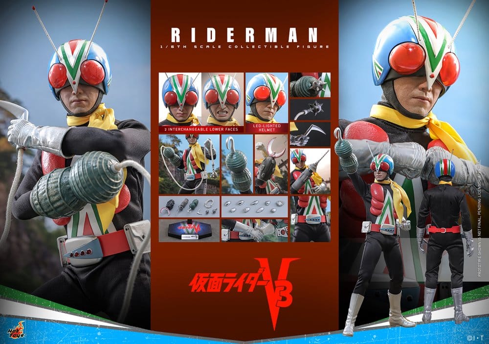Kamen Rider Actionfigur 1/6 Riderman 30 cm