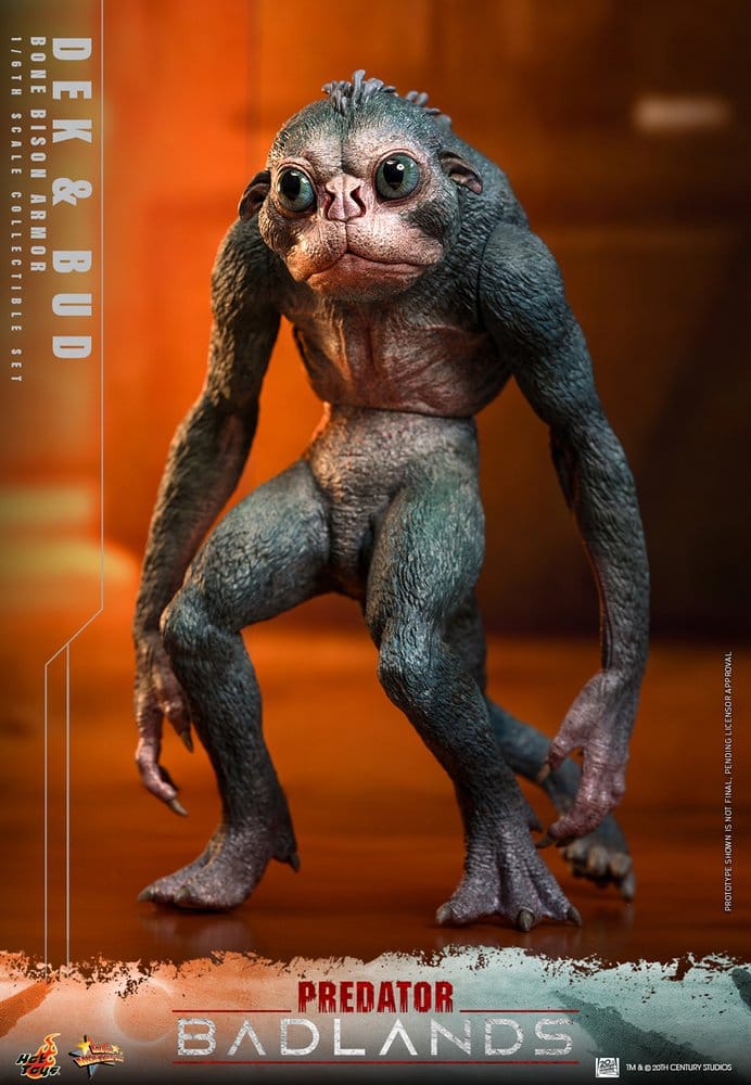 Predator: Badlands Movie Masterpiece Actionfiguren 2er-Pack 1/6 Dek (Bone Bison Armor) and Bud 31 cm