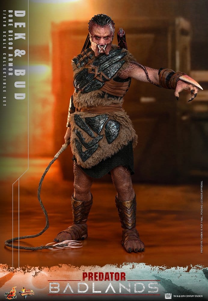 Predator: Badlands Movie Masterpiece Actionfiguren 2er-Pack 1/6 Dek (Bone Bison Armor) and Bud 31 cm