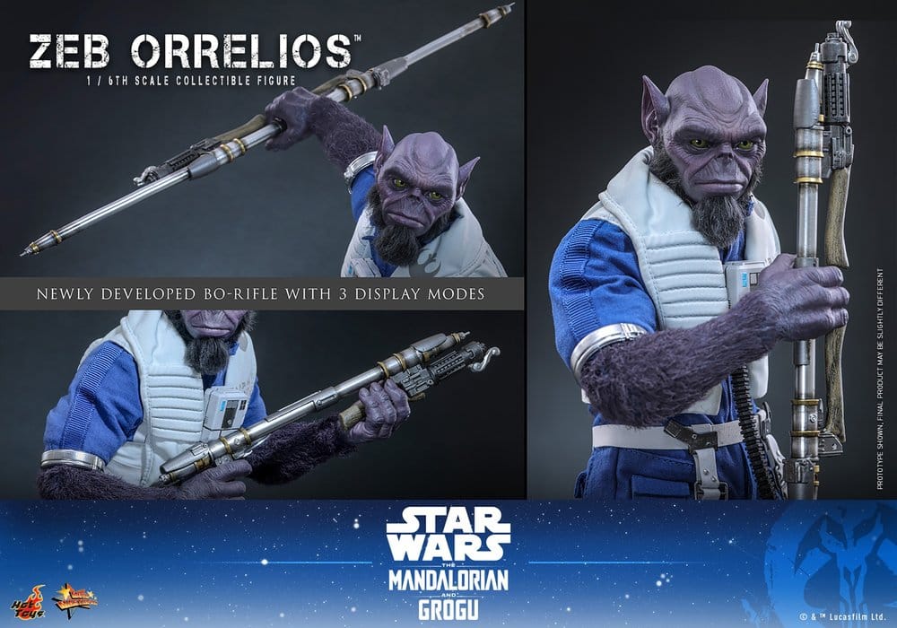 Star Wars Movie Masterpiece Actionfigur 1/6 Zeb Orrelios 33 cm