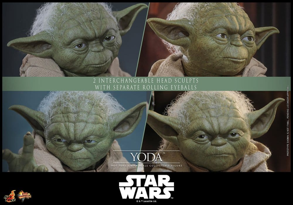 Star Wars: Die Rache der Sith Movie Masterpiece Actionfigur 1/6 Yoda 14 cm