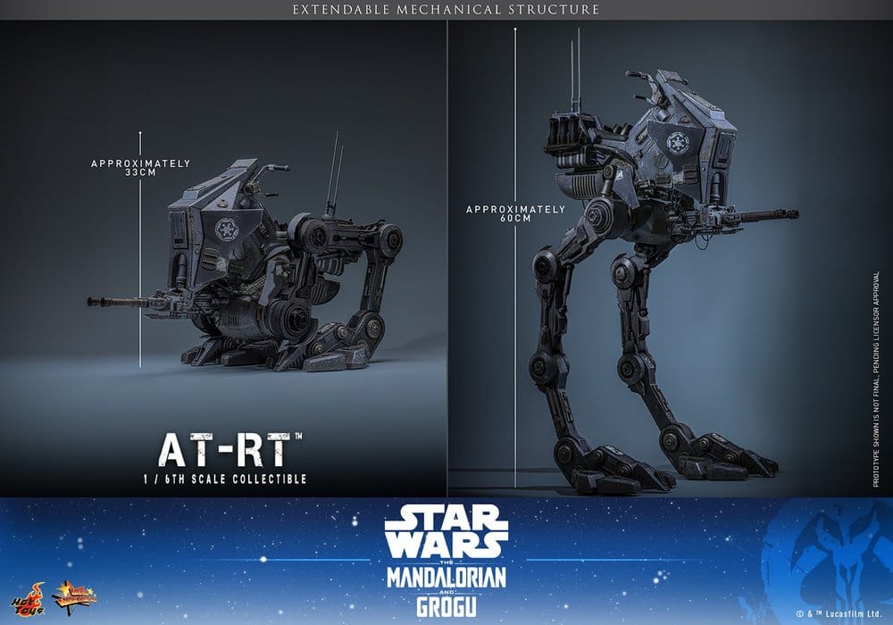 Star Wars: The Mandalorian & Grogu Movie Masterpiece Fahrzeug 1/6 AT-RT 60 cm