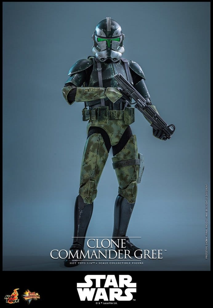 Star Wars Movie Masterpiece Actionfigur 1/6 Clone Commander Gree 30 cm