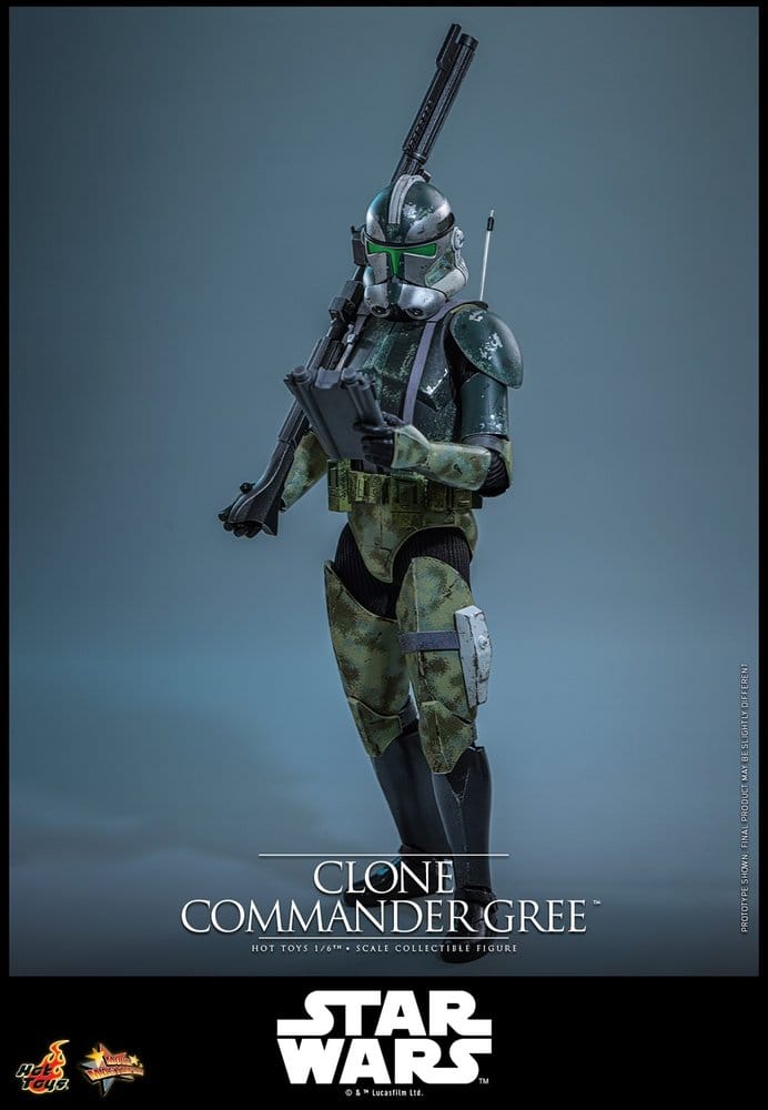 Star Wars Movie Masterpiece Actionfigur 1/6 Clone Commander Gree 30 cm