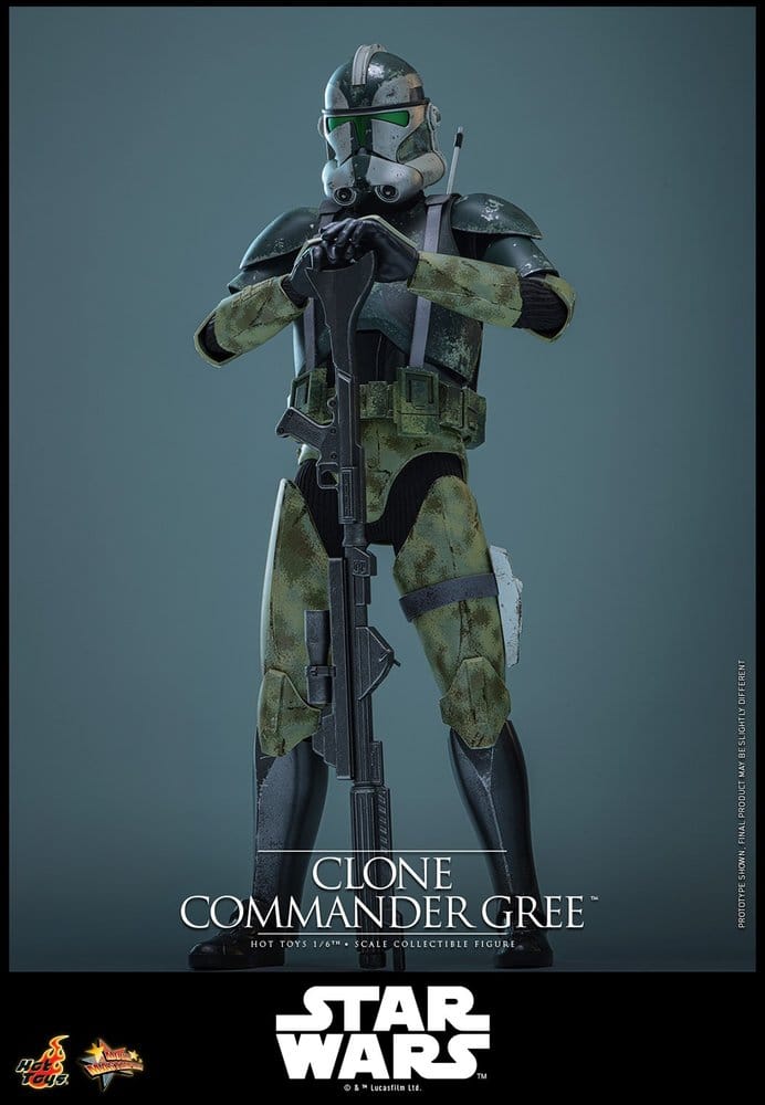 Star Wars Movie Masterpiece Actionfigur 1/6 Clone Commander Gree 30 cm