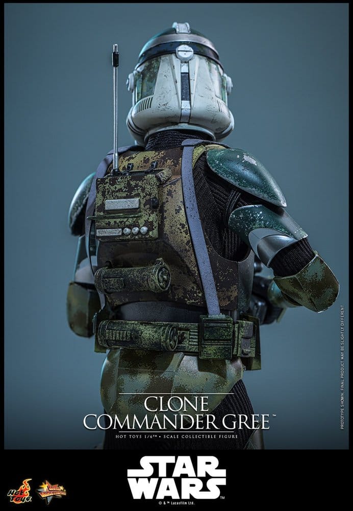 Star Wars Movie Masterpiece Actionfigur 1/6 Clone Commander Gree 30 cm