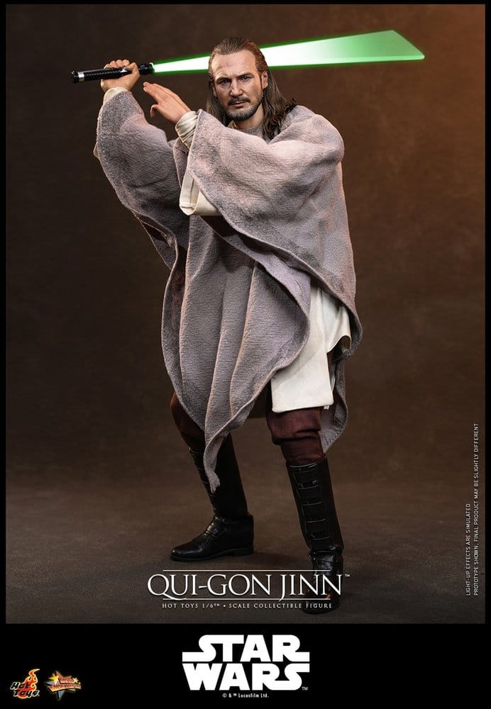 Star Wars: Die dunkle Bedrohung Movie Masterpiece Actionfigur 1/6 Qui-Gon Jinn (Artisan Edition) Hot Toys Exclusive 32 cm