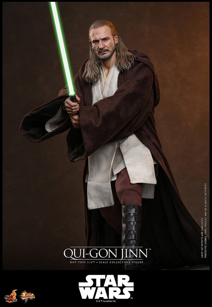 Star Wars: Die dunkle Bedrohung Movie Masterpiece Actionfigur 1/6 Qui-Gon Jinn (Artisan Edition) Hot Toys Exclusive 32 cm