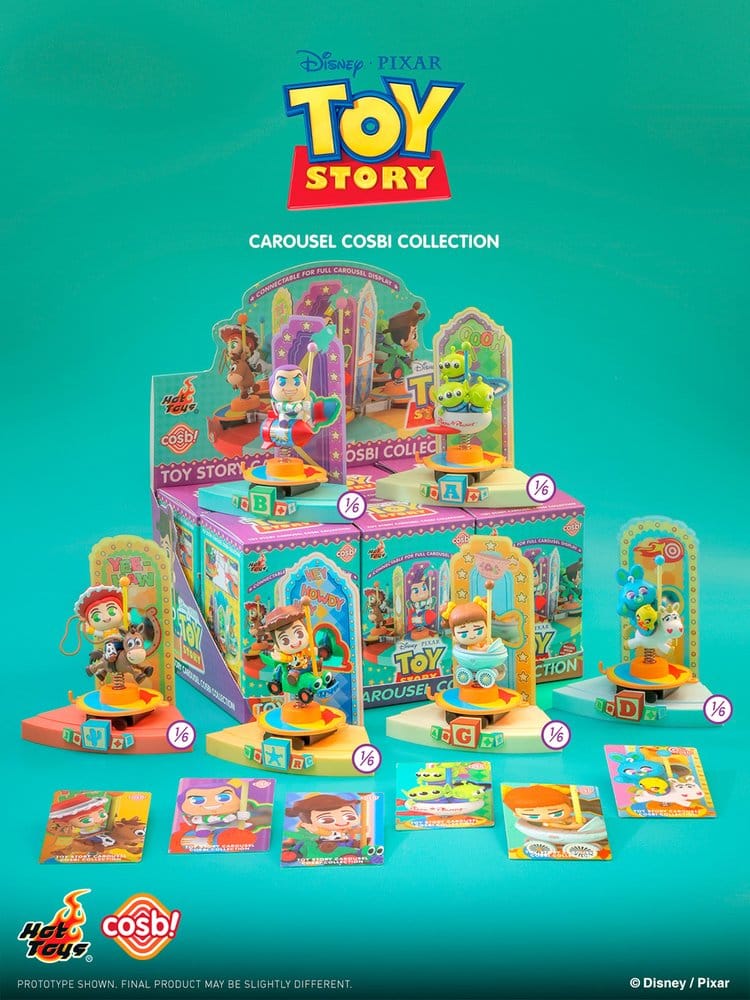 Toy Story Cosbi Minifiguren Carousel Collection 10 cm Blind Box Display (6)