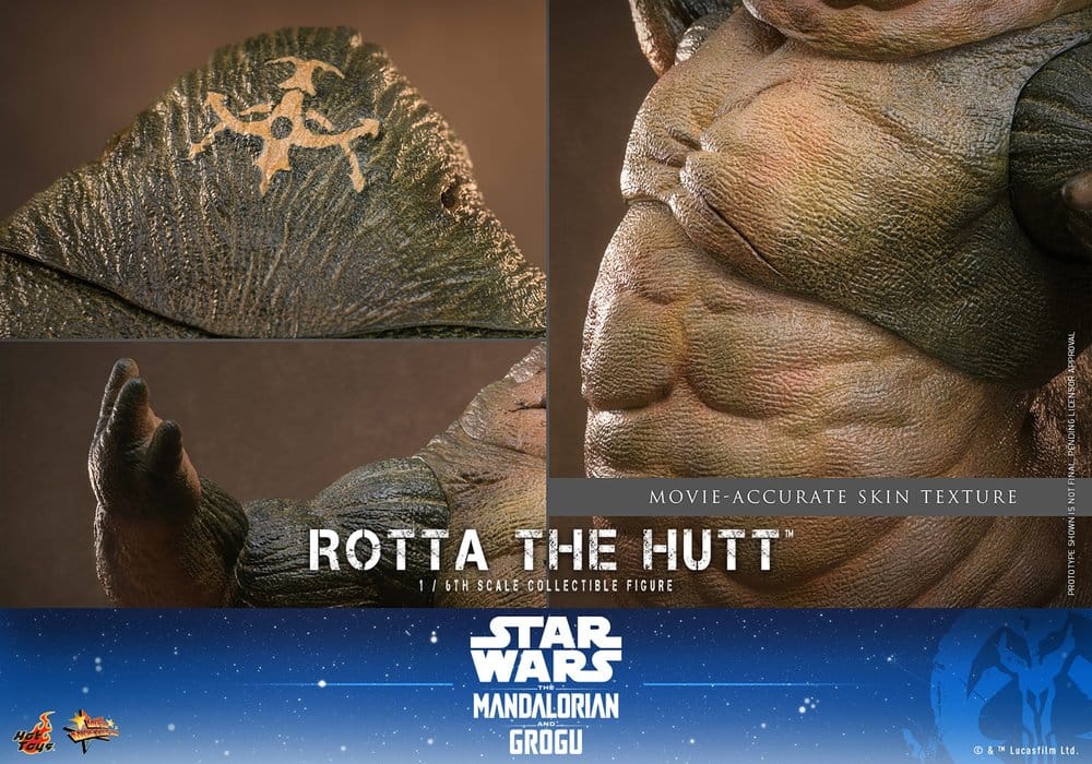 Star Wars Movie Masterpiece Actionfigur 1/6 Rotta The Hutt 32 cm