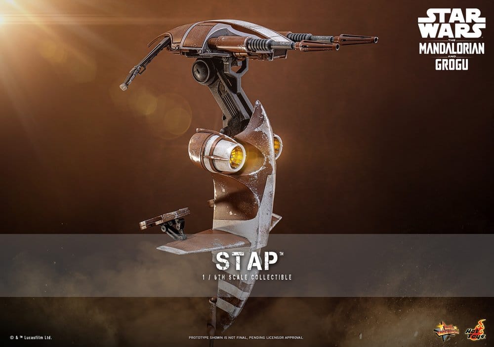 Star Wars: The Mandalorian & Grogu Movie Masterpiece Zubehör 1/6 STAP 32 cm