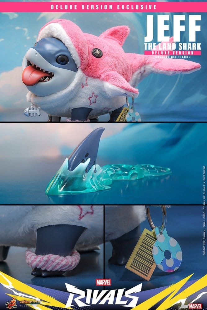 Marvel Rivals Videogame Masterpiece Series Actionfigur Jeff the Land Shark (Deluxe Version) 11 cm