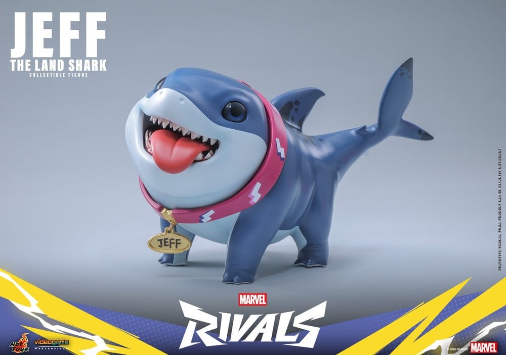 Marvel Rivals Videogame Masterpiece Series Actionfigur Jeff the Land Shark 11 cm