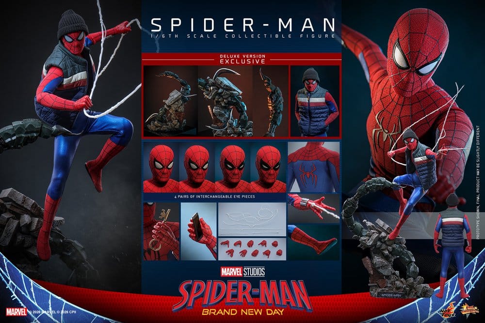 Marvel Spider-Man: Brand New Day Actionfigur 1/6 Spider-Man (Deluxe Version) 29 cm