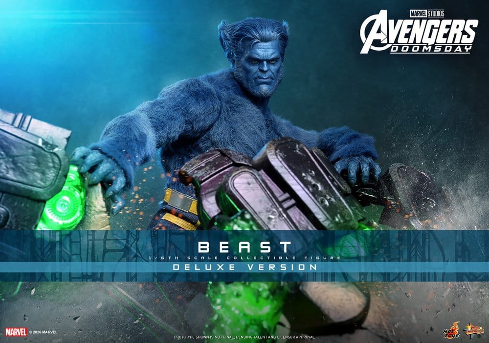 Marvel X-Men Movie Masterpiece Actionfigur 1/6 Beast (Deluxe Version) 33 cm