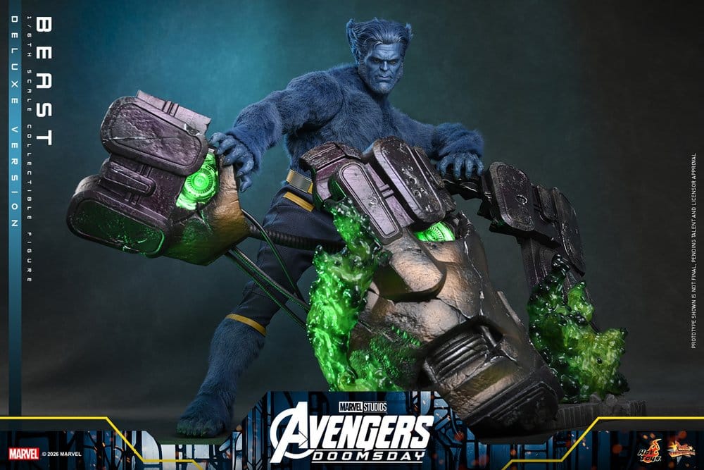 Marvel X-Men Movie Masterpiece Actionfigur 1/6 Beast (Deluxe Version) 33 cm