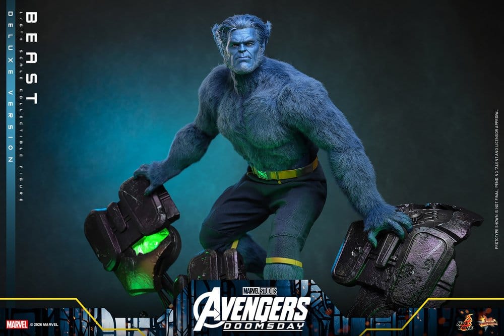 Marvel X-Men Movie Masterpiece Actionfigur 1/6 Beast (Deluxe Version) 33 cm
