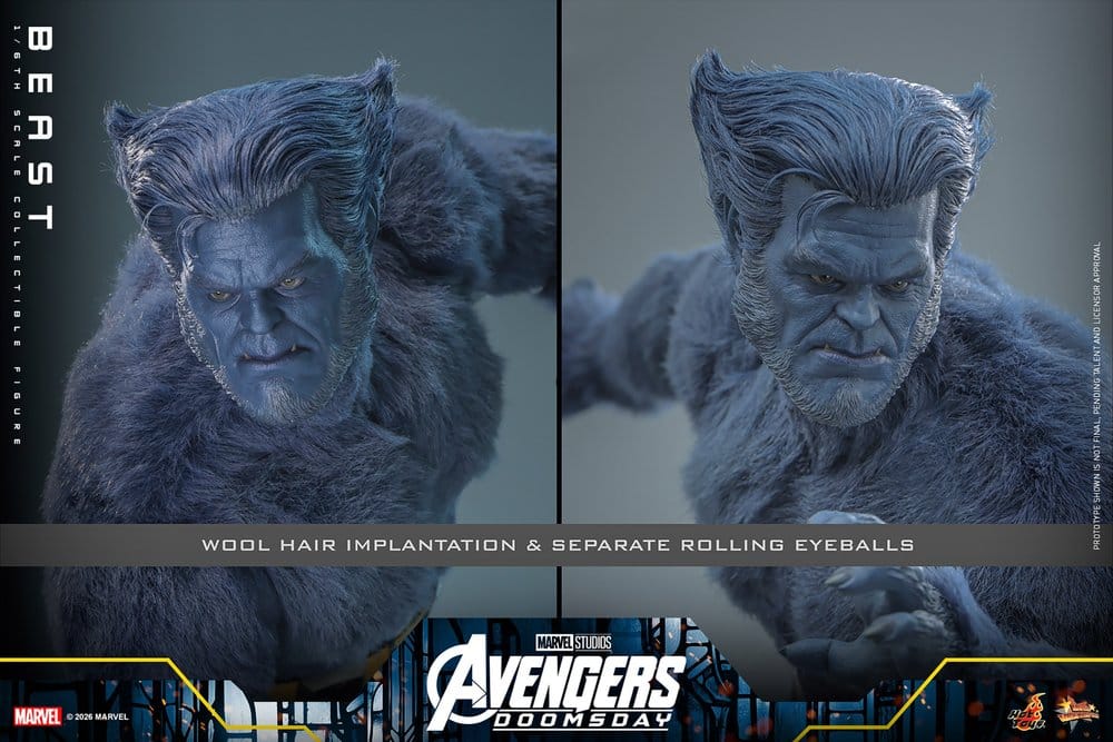 Marvel X-Men Movie Masterpiece Actionfigur 1/6 Beast (Collector Edition) 33 cm