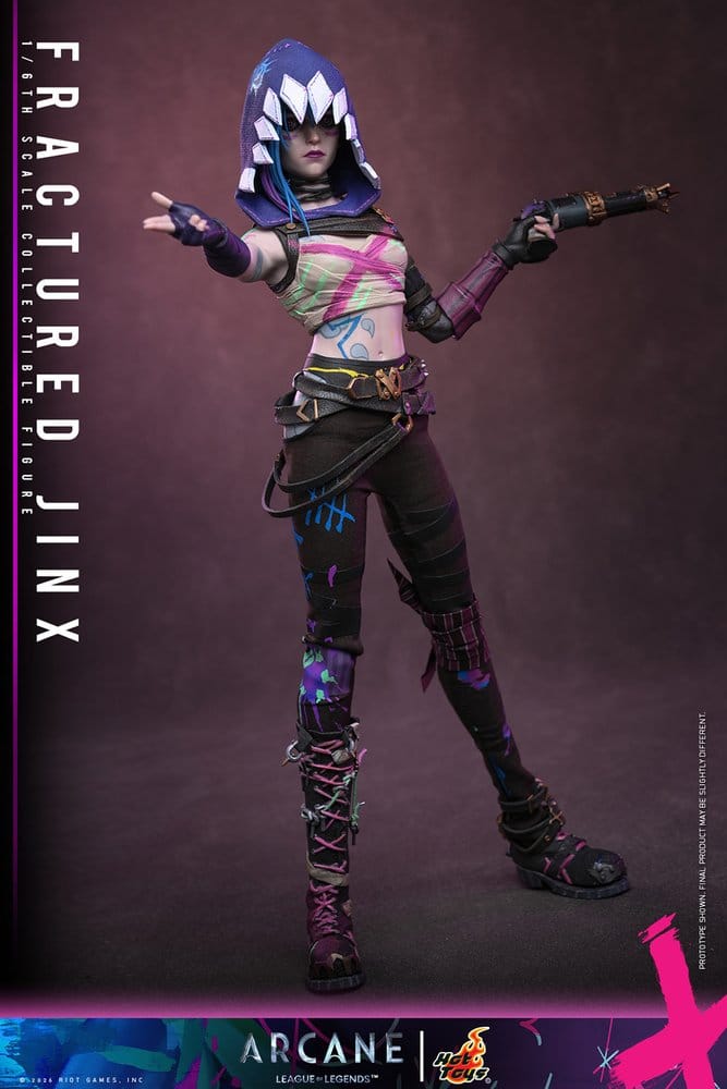 Arcane Actionfigur 1/6 Fractured Jinx 28 cm