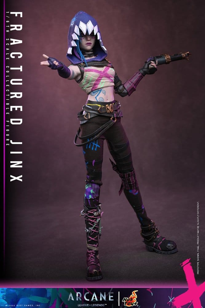 Arcane Actionfigur 1/6 Fractured Jinx 28 cm