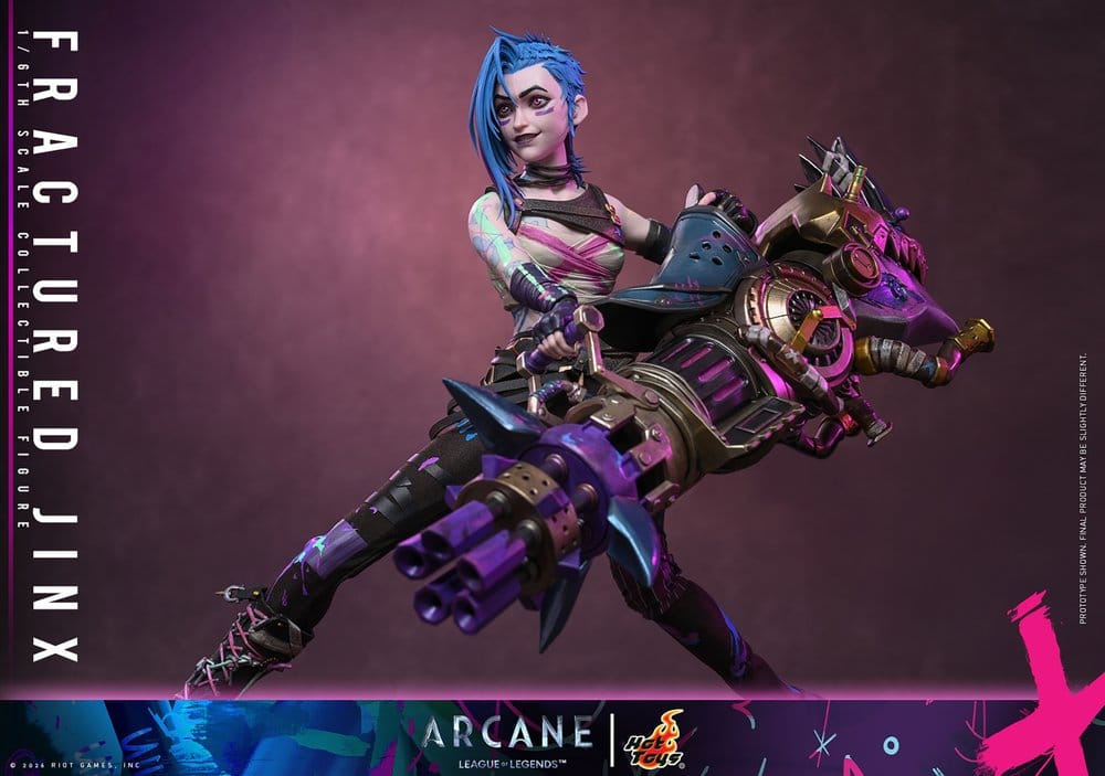 Arcane Actionfigur 1/6 Fractured Jinx 28 cm