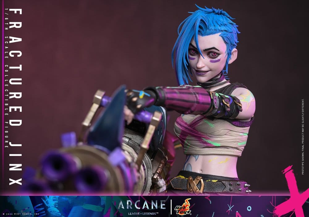 Arcane Actionfigur 1/6 Fractured Jinx 28 cm