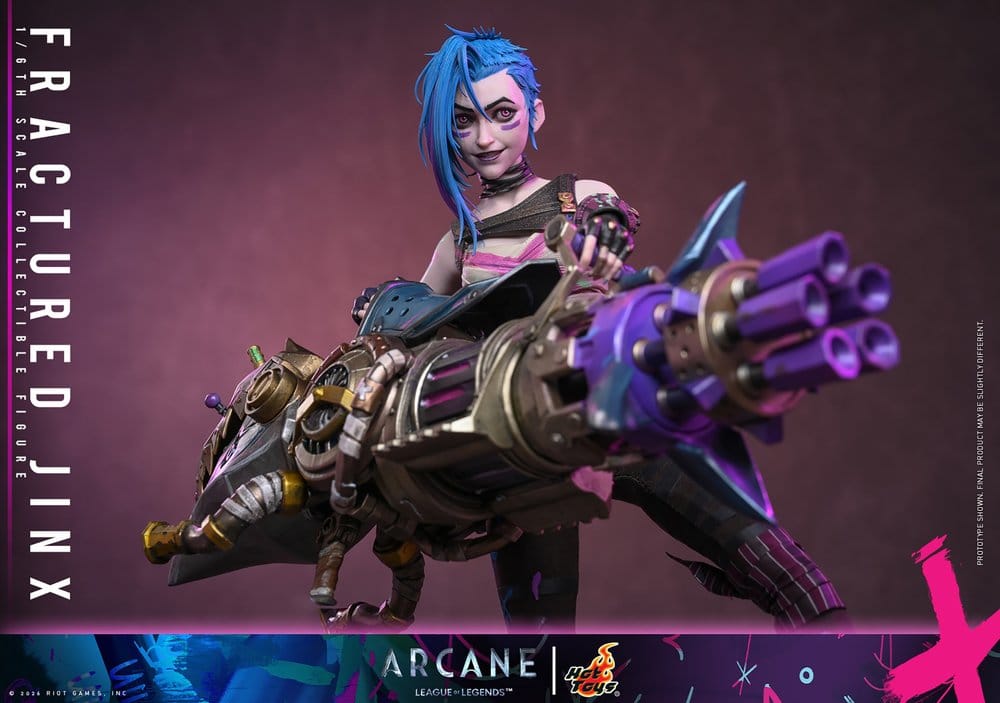 Arcane Actionfigur 1/6 Fractured Jinx 28 cm