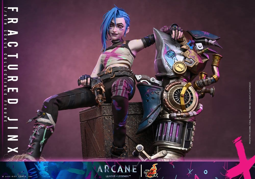 Arcane Actionfigur 1/6 Fractured Jinx 28 cm