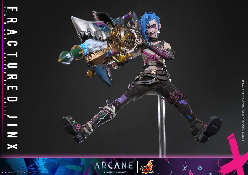 Arcane Actionfigur 1/6 Fractured Jinx 28 cm