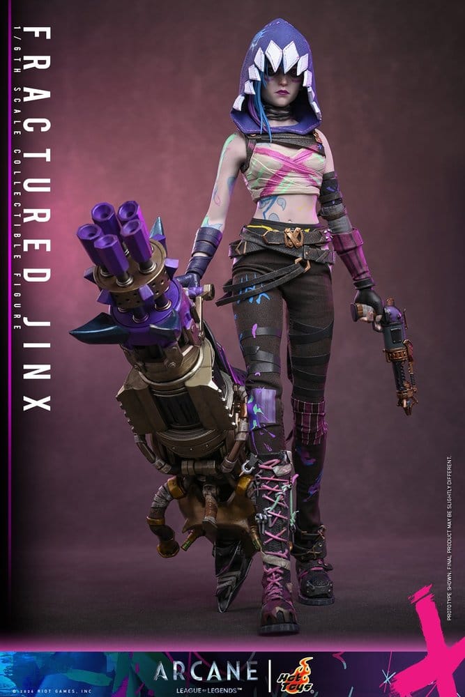 Arcane Actionfigur 1/6 Fractured Jinx 28 cm