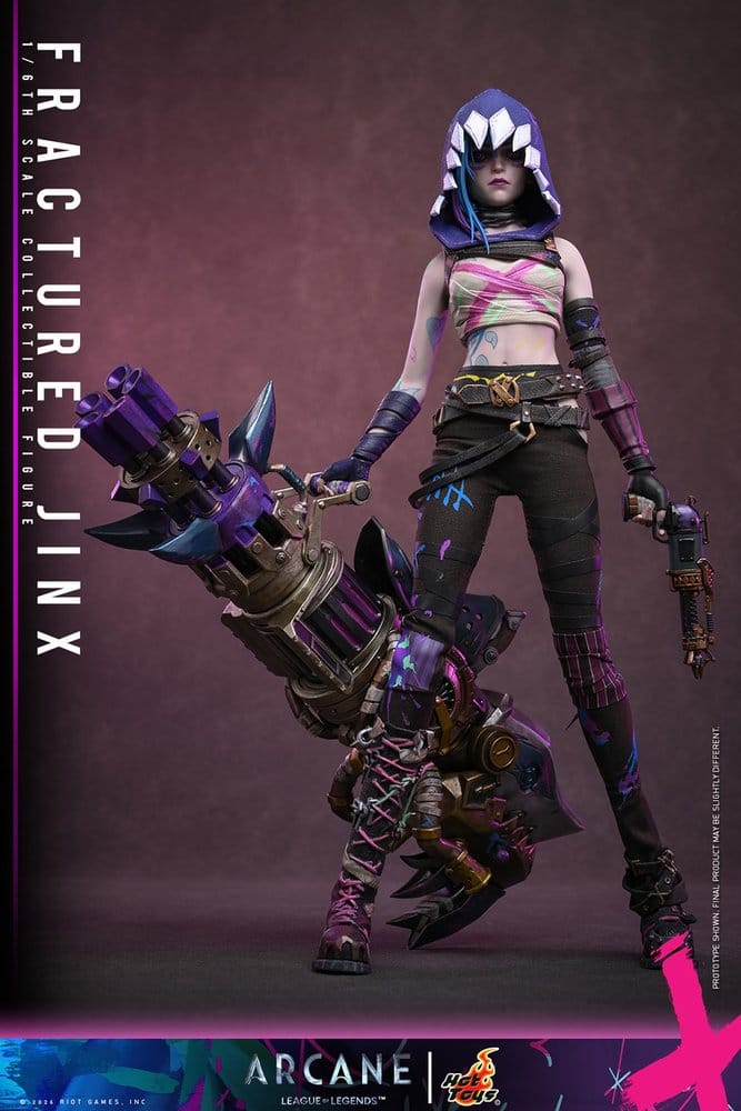 Arcane Actionfigur 1/6 Fractured Jinx 28 cm