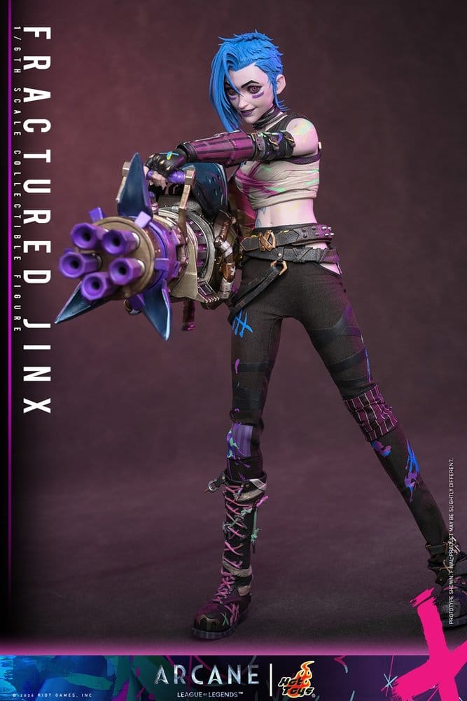 Arcane Actionfigur 1/6 Fractured Jinx 28 cm
