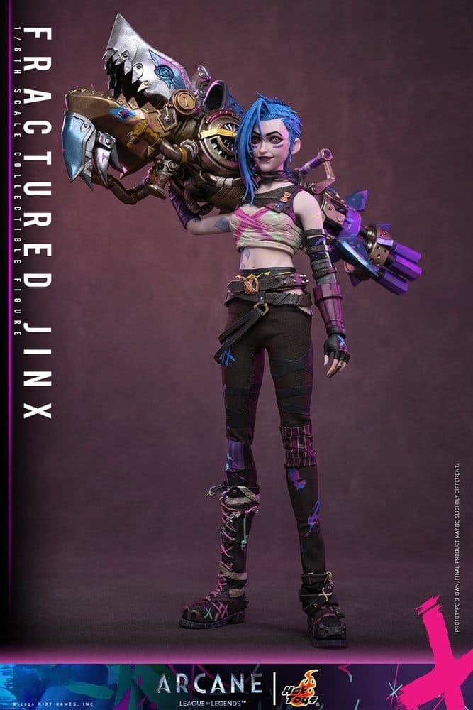 Arcane Actionfigur 1/6 Fractured Jinx 28 cm