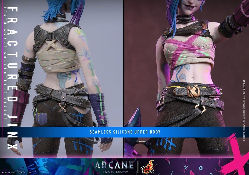Arcane Actionfigur 1/6 Fractured Jinx 28 cm