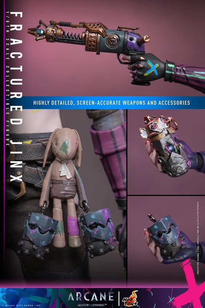 Arcane Actionfigur 1/6 Fractured Jinx 28 cm