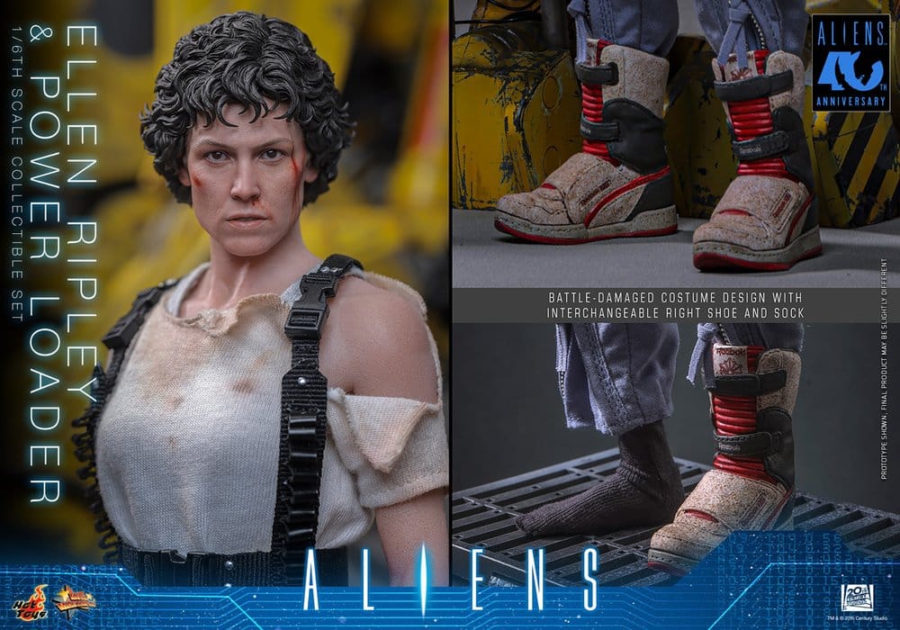 Alien Movie Masterpiece Figuren Set 1/6 Ellen Ripley und Power Loader 52 cm